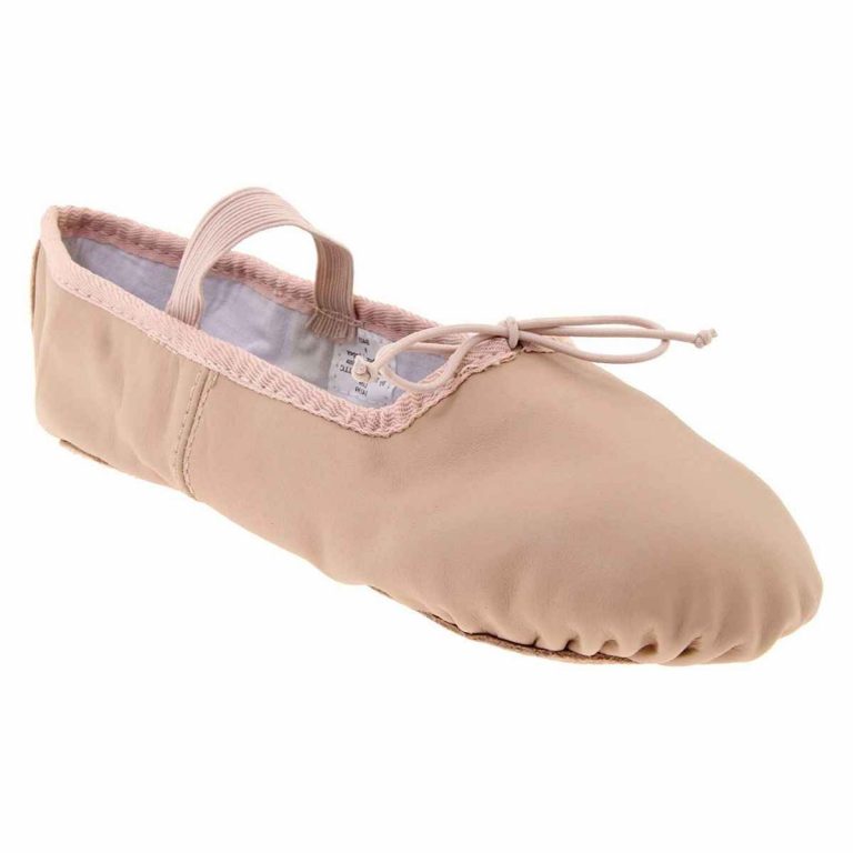 Olivia Women’s Pink Leather Ballet Shoes