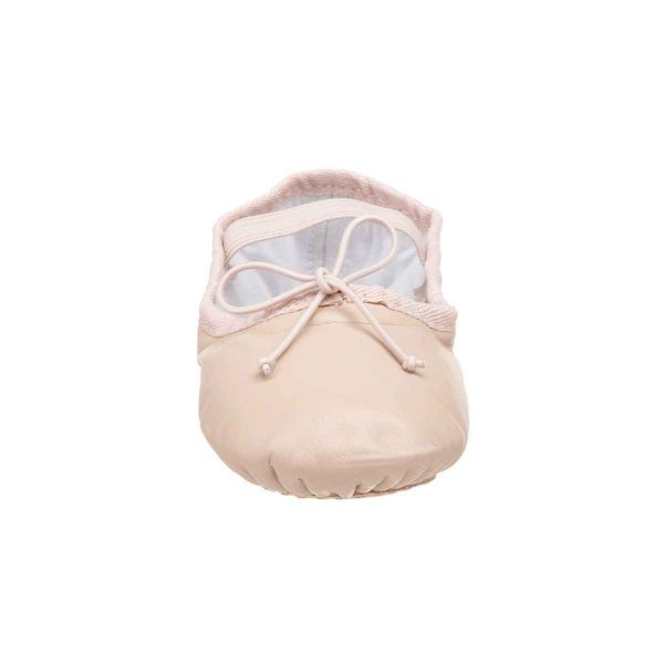 Olivia Youth Pink Leather Ballet Shoes-3