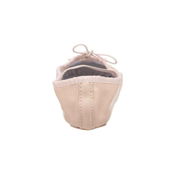 Olivia Youth Pink Leather Ballet Shoes-3