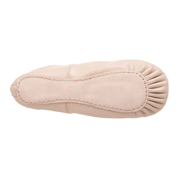 Olivia Youth Pink Leather Ballet Shoes-4