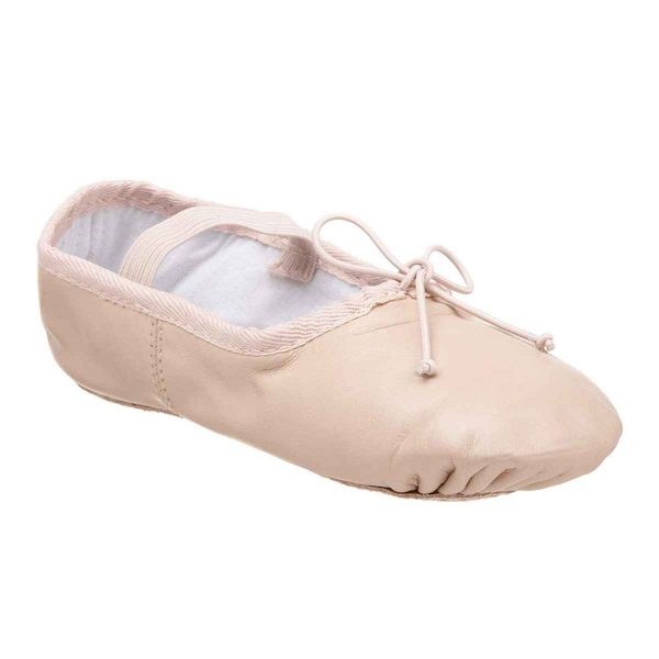 Olivia Youth Pink Leather Ballet Shoes