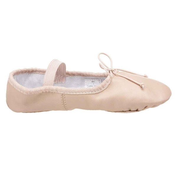 Sammi Women’s Pink Leather Split-Sole Ballet Shoes-2