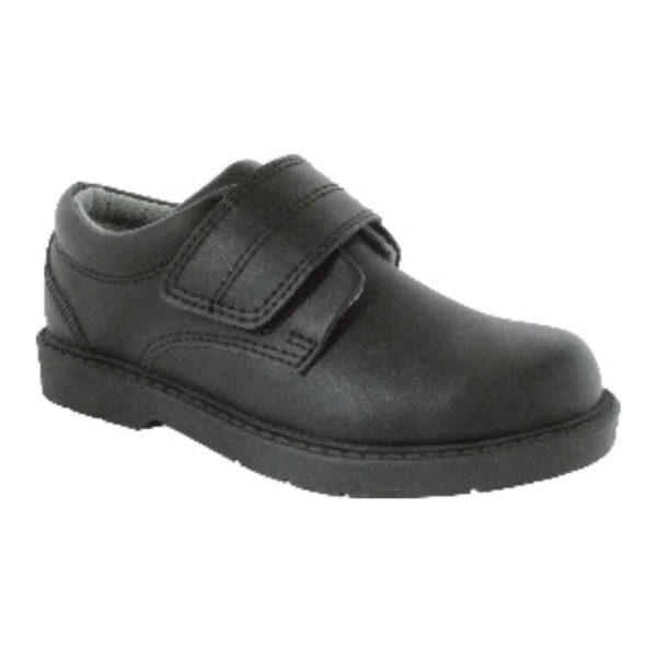 Scholar H&L Youth Black Leather Oxfords