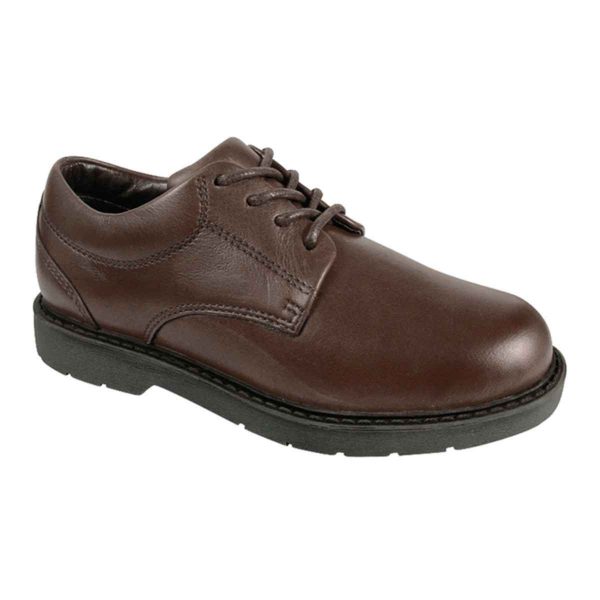 Scholar Youth Brown Leather Oxfords