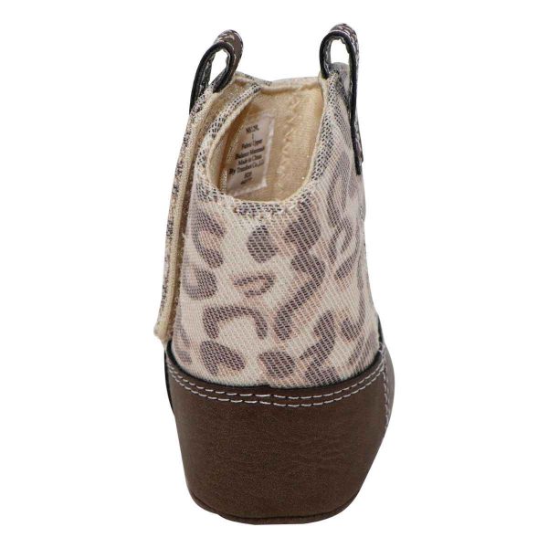 Shania Infant Taupe Soft Sole Western Boots-4