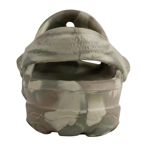 Sunny Toddler Green Camouflage Molded Sandals with Back Strap-4