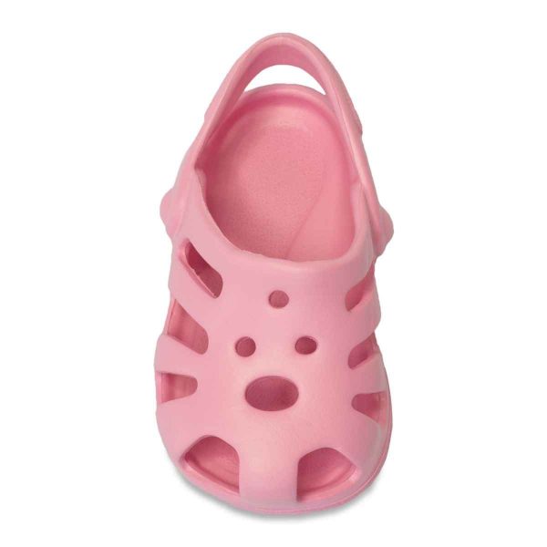 Sunny Toddler Pink Molded Sandals with Back Strap-4