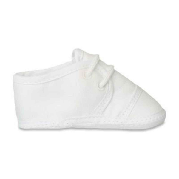 Taylor Infant White Lace-Up Oxfords-1