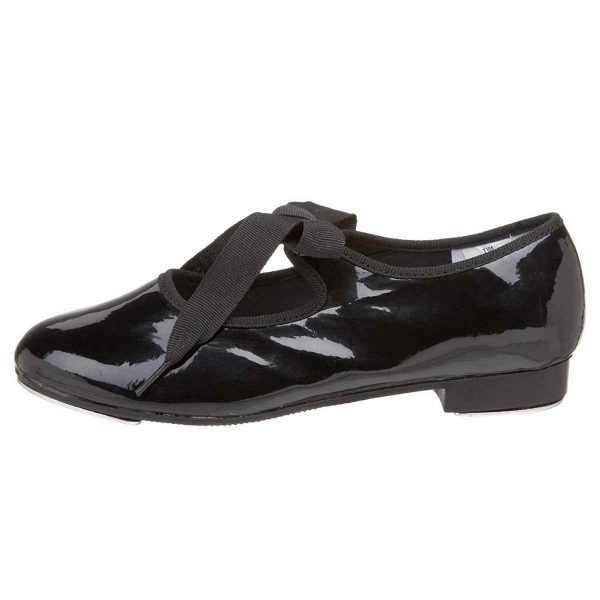 Tierney Youth Black Patent Tap Shoes-2