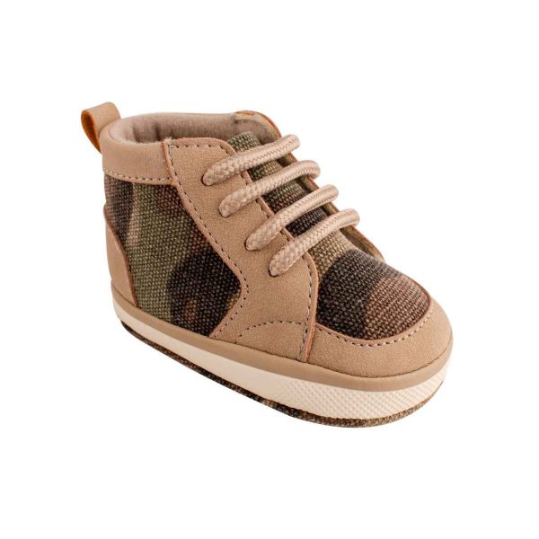 Trey Soft-Sole Camo High-Top Sneakers With Laces
