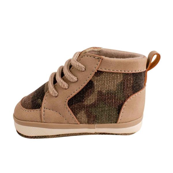 Trey Soft-Sole Camo High-Top Sneakers With Laces-3