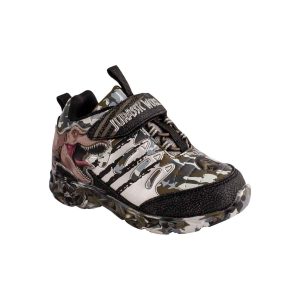 Universal Pictures Jurassic World Black Toddler Lighted Athletic Shoes