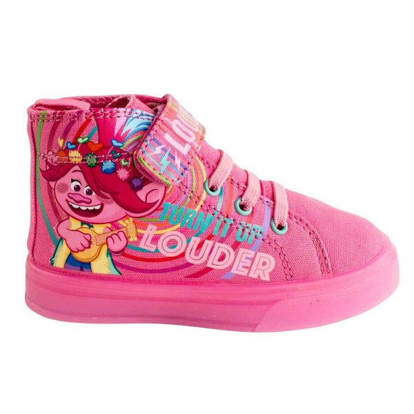 Universal Pictures Poppy Toddler Light Up Canvas High Top Sneakers-1