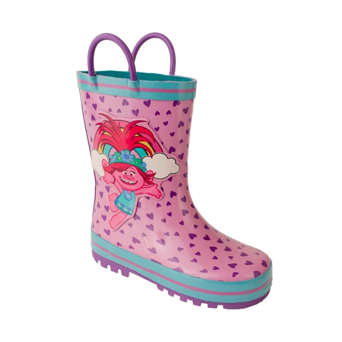 TROLLS Poppy Toddler Rain Boots - Kids Shoe Box