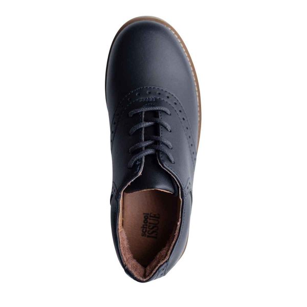 Upper Class Youth Navy Leather Oxfords-2