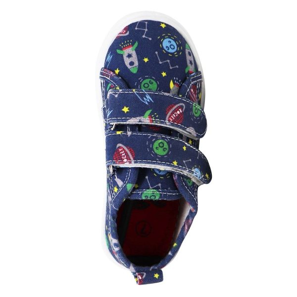 Wade Toddler Navy Outer Space Sneakers-4