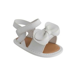 BROOKE Infant White Bow Sandal