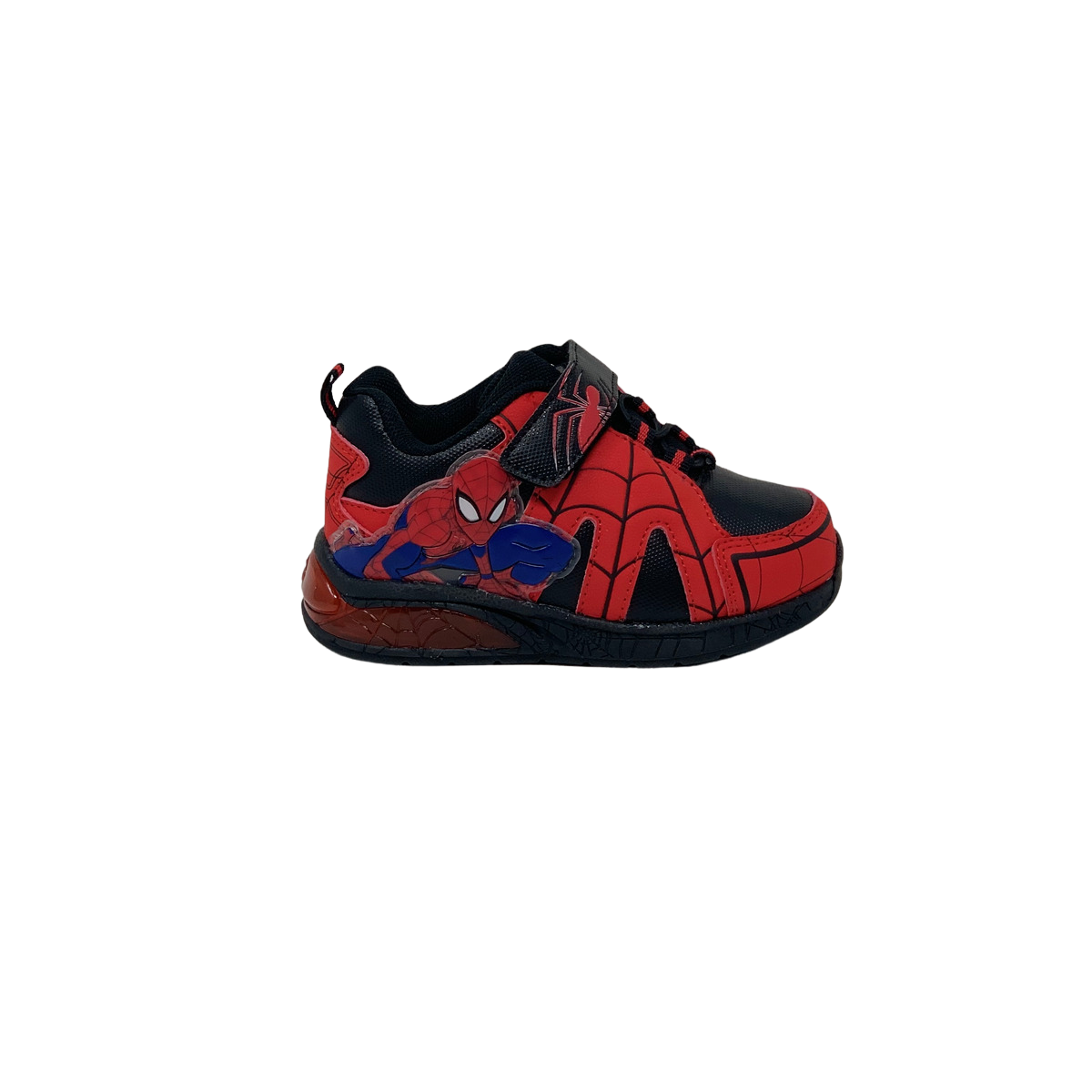 Spider-Man Toddler Lighted Athletic Sneakers - Kids Shoe Box