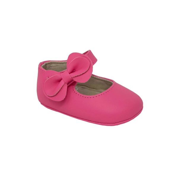 JADE Infant Pink Mary Jane with Matching Bows 4184