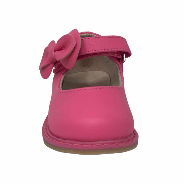 Jade Toddler Pink Mary Jane with Matching Bows