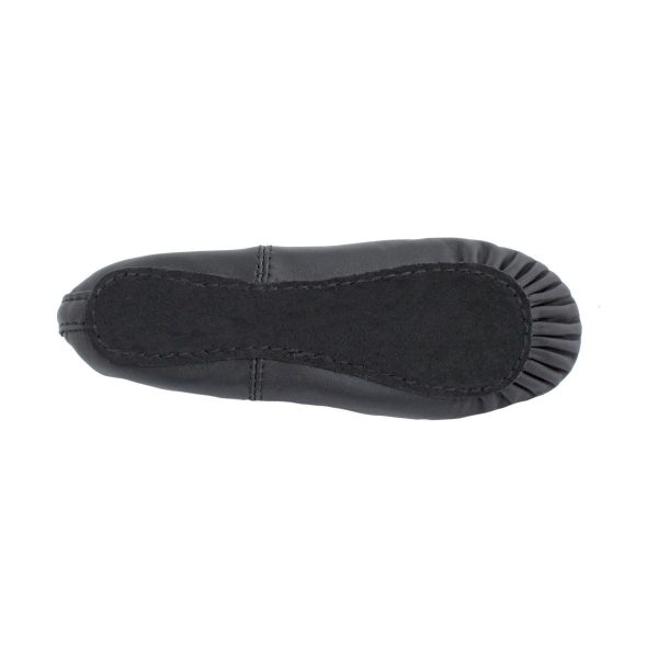 OLIVIA Black Leather Beginner Ballet Shoe