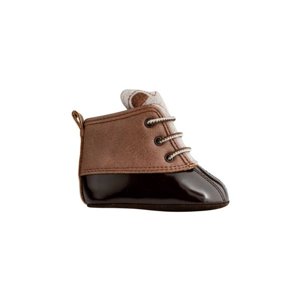 <span>Alex</span> Infant Brown/Tan Bear Duck Boot - Image 4
