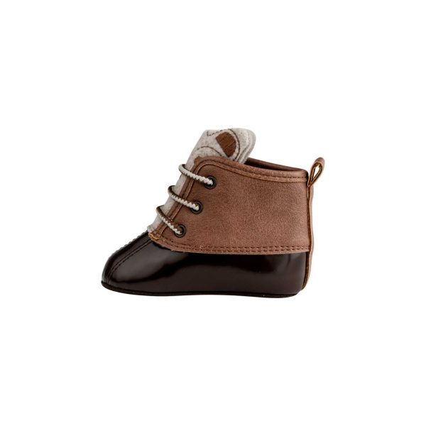 <span>Alex</span> Infant Brown/Tan Bear Duck Boot - Image 6