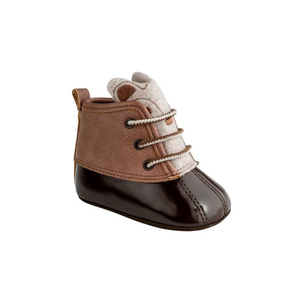 Alex Infant Brown/Tan Bear Duck Boot