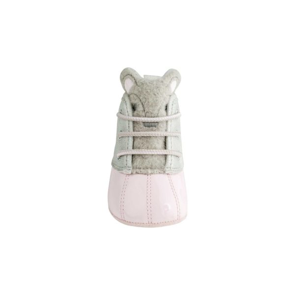 <span>Alex</span> Infant Pink/Silver Bear Duck Boot - Image 2