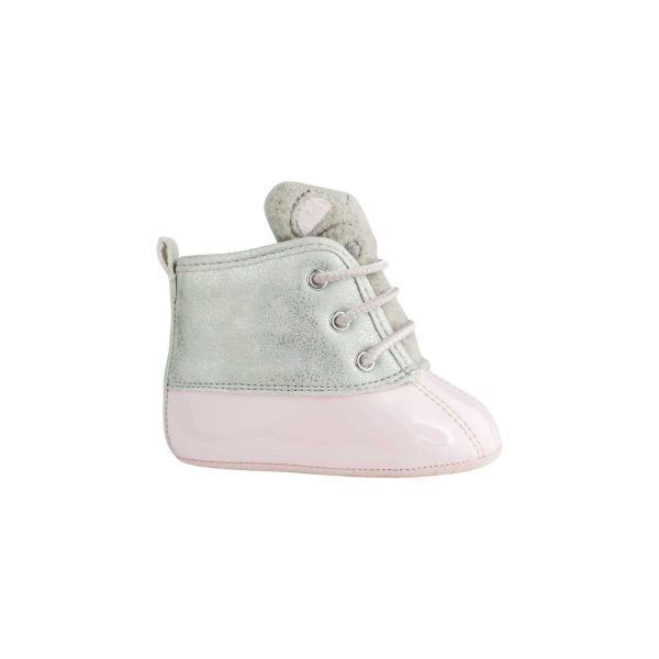 <span>Alex</span> Infant Pink/Silver Bear Duck Boot - Image 4