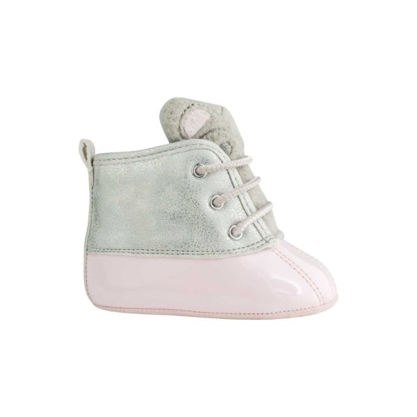 <span>Alex</span> Infant Pink/Silver Bear Duck Boot - Image 5