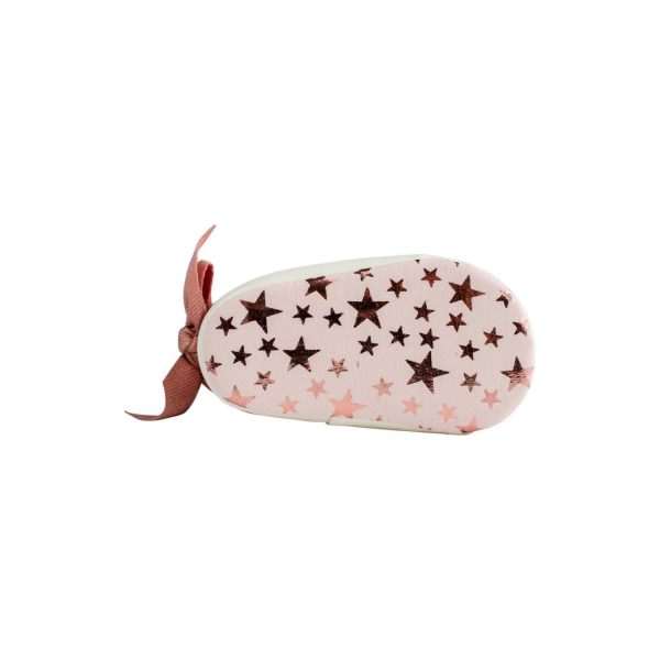 <span>Amy</span> Infant Pink Star Print Hi-Top Lace-up Sneaker - Image 7