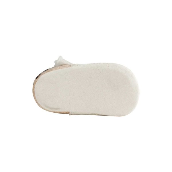 <span>Autumn</span> Infant Ivory Shimmer w/Animal Print Boot w/Sherpa Trim - Image 7