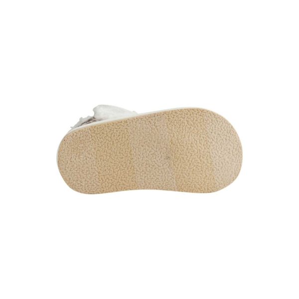 <span>Autumn </span> Toddler Ivory Shimmer Boot w/Leopard and Sherpa Trim - Image 7