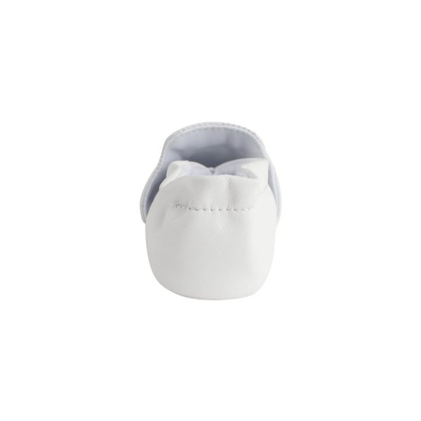 <span>BOBBY</span> Infant Monogram Elastic Back Leather Slip-ons - Image 4