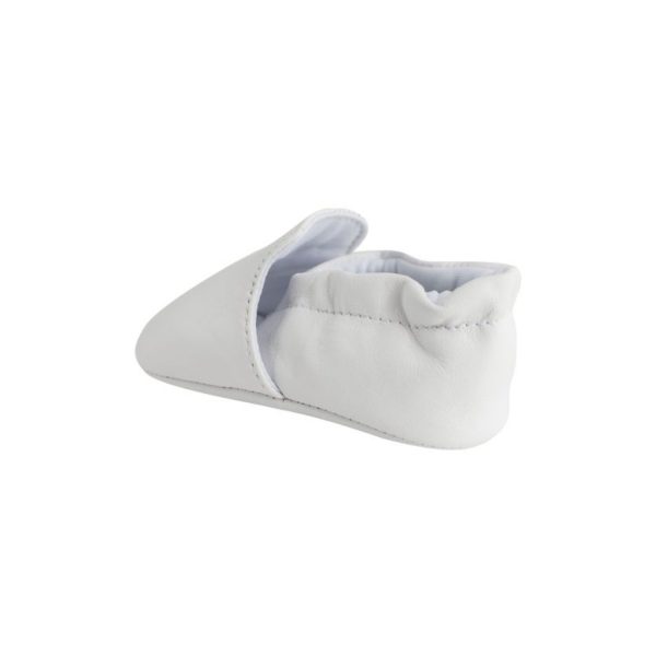 <span>BOBBY</span> Infant Monogram Elastic Back Leather Slip-ons - Image 5