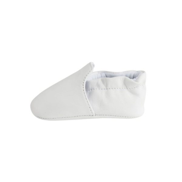 <span>BOBBY</span> Infant Monogram Elastic Back Leather Slip-ons - Image 6
