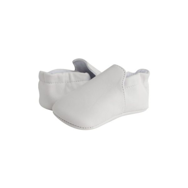 <span>BOBBY</span> Infant Monogram Elastic Back Leather Slip-ons - Image 9