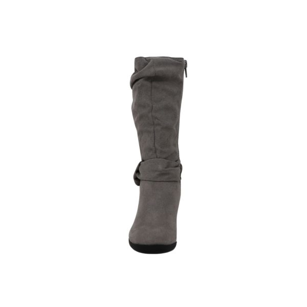 <span>CANDACE<span> Grey Nova Suede Tall Shaft Boot - Image 3