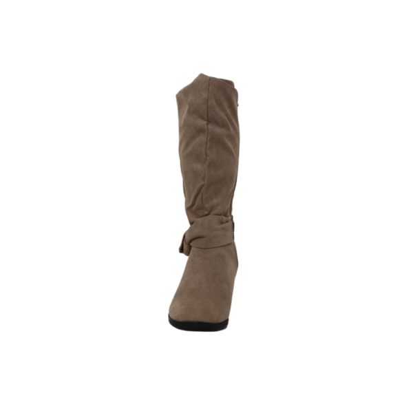 <span>CANDACE</span> Taupe Suede Nova Tall Shaft Boot - Image 3