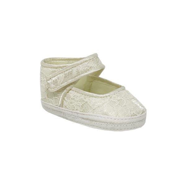 CARLY Infant Ivory Lace Mary Janes