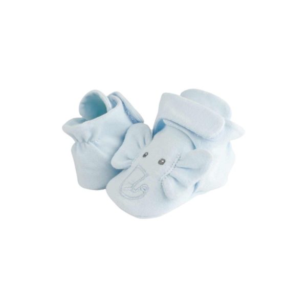 <span>Casey</span> Infant Blue Knit Elephant Bootie - Image 8