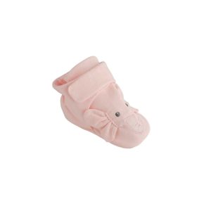 Casey Infant Pink Knit Elephant Bootie