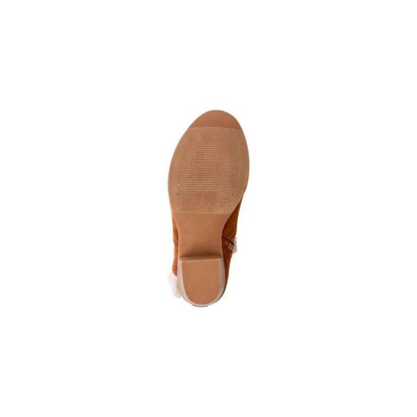 <span>Coco</span> Youth Girls' Chestnut Ankle Boots with Faux-Fur Trim - Image 6