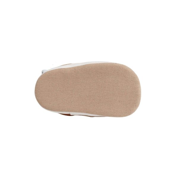 <span>DAX</span> Infant Tan Canvas Slip-On Boat Shoe with Brown Trim - Image 7