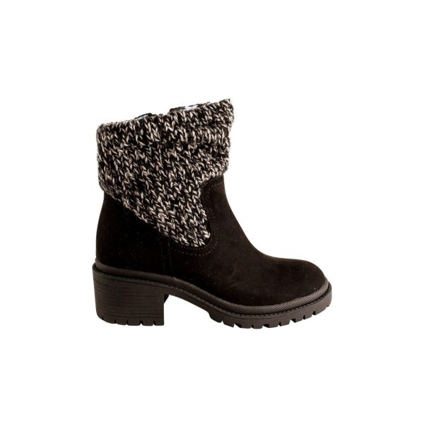 <span>Eastside</span> Youth Girls’ Black Suedecloth Boots with Sweater Shaft - Image 2