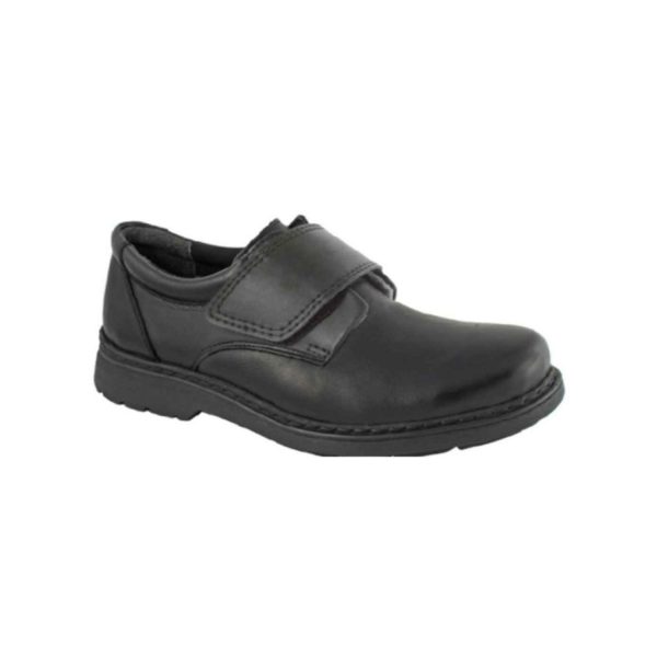 Eddie Youth Black Leather Oxfords