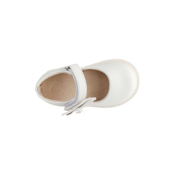 <span>Jade</span> Toddler White Mary Jane with Matching Bows - Image 6