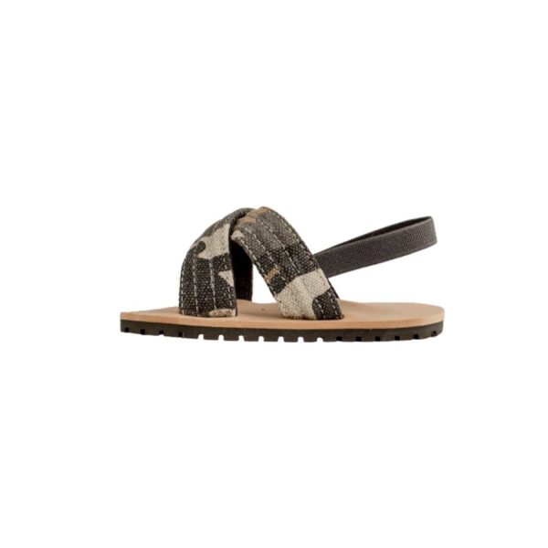 <span>James</span> Toddler Brown Canvas with Criss-Cross Camo Straps - Image 4