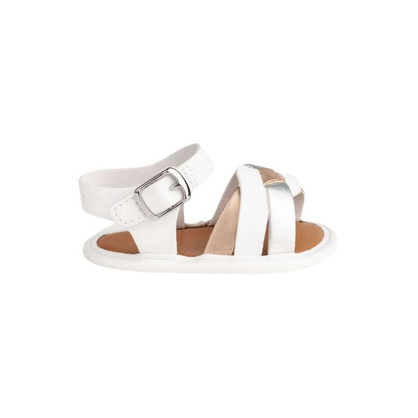 <span>JANA </span> Infant Mixed Metallic Woven Strap Sandal - Image 2